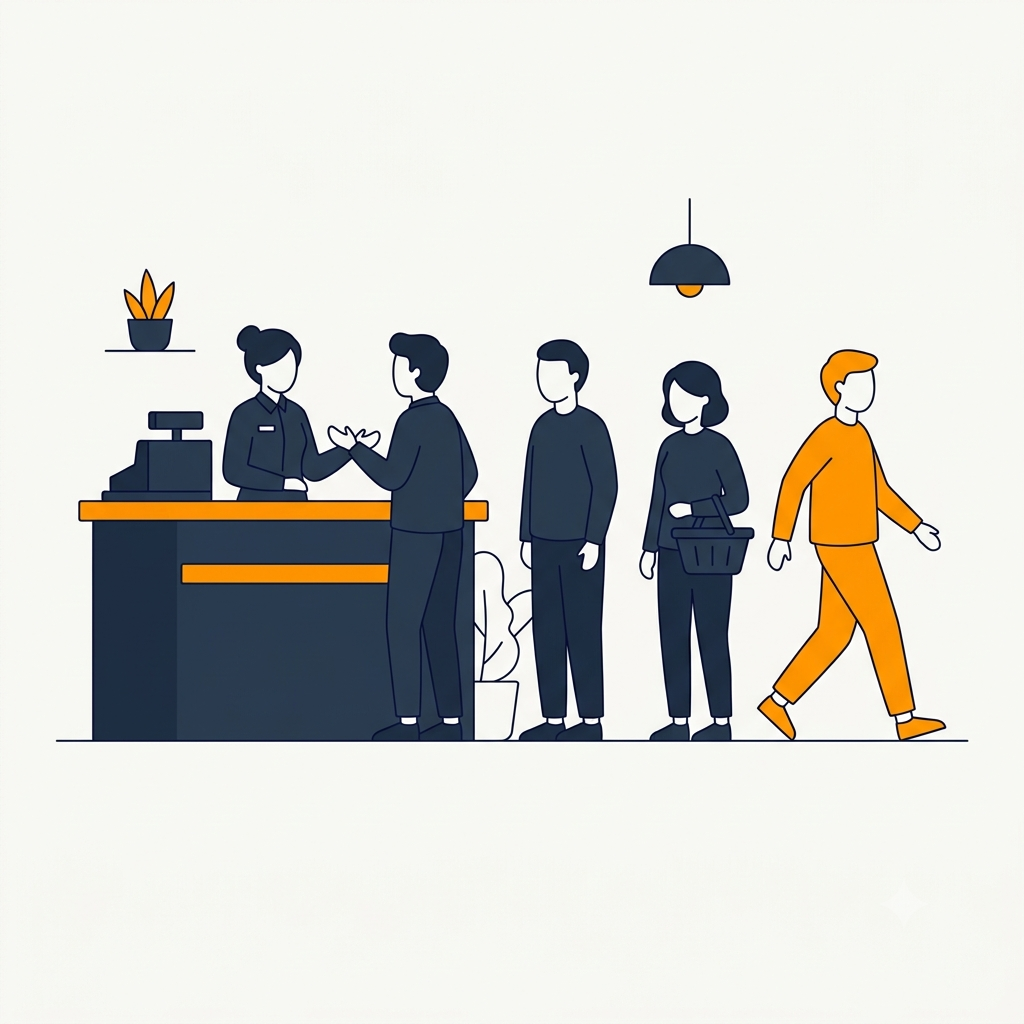 The queue is your biggest competitor.